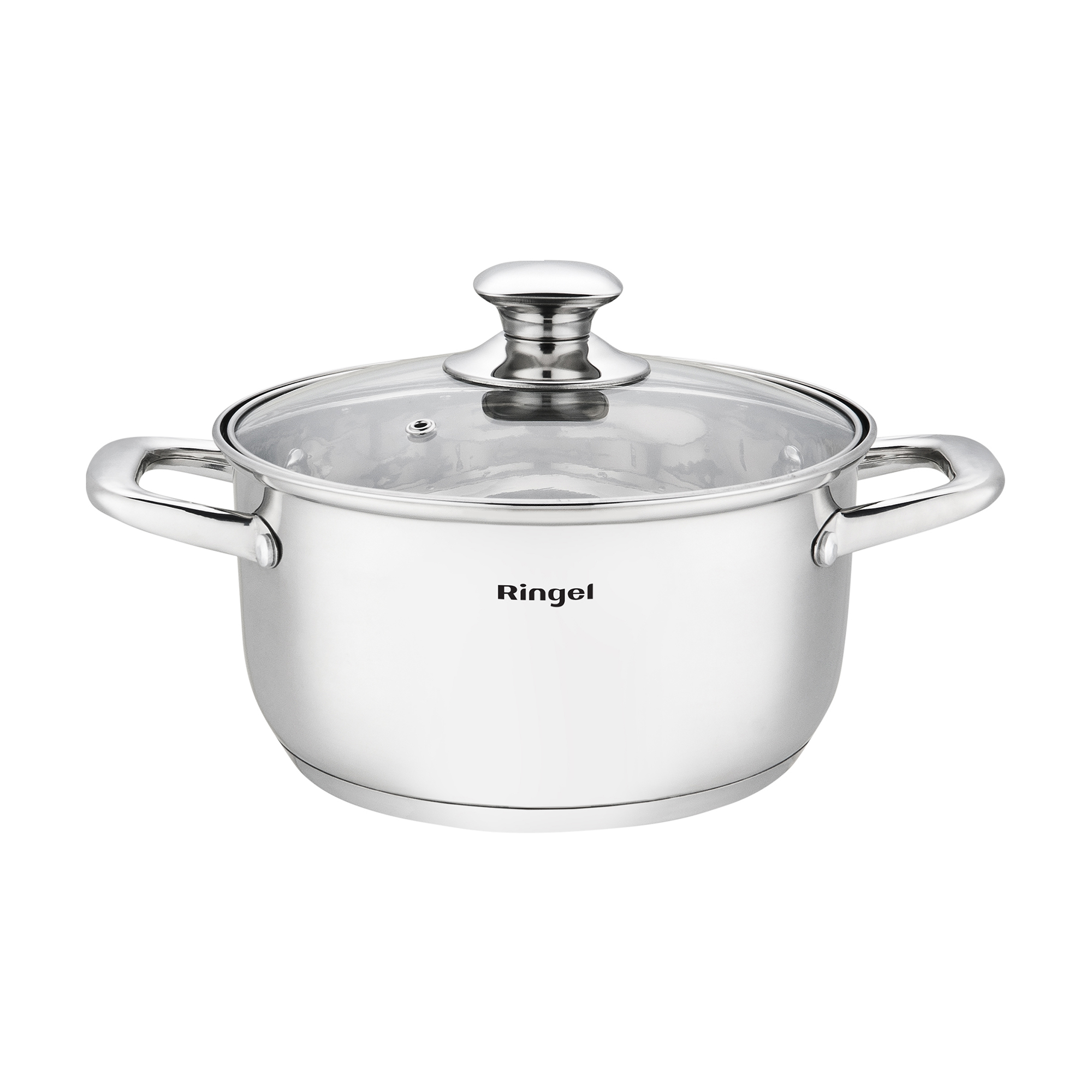 Каструля Ringel Grey Line з кришкою, 16 см, 1.6 л (RG-2022-16)